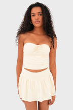 "Citrus" skirt light yellow