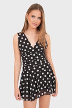 "Dotty” dress black