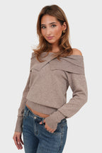 "Hannah" sweater taupe
