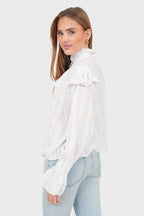 "May" blouse white