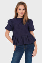 "Grace" blouse navy