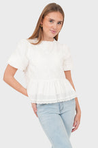 "Grace" blouse white
