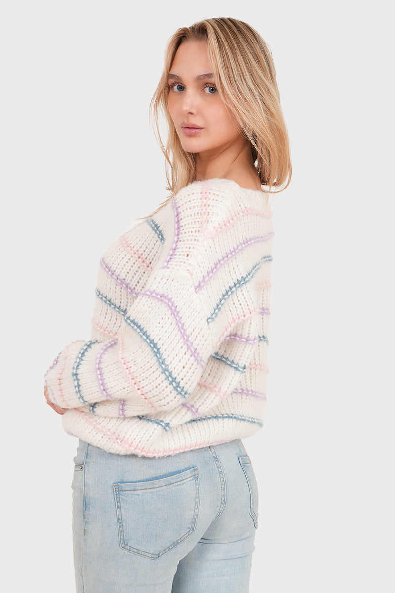 "Livia" sweater white