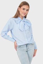 "Claire" blouse striped blue