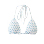 "Palm" bikini top green