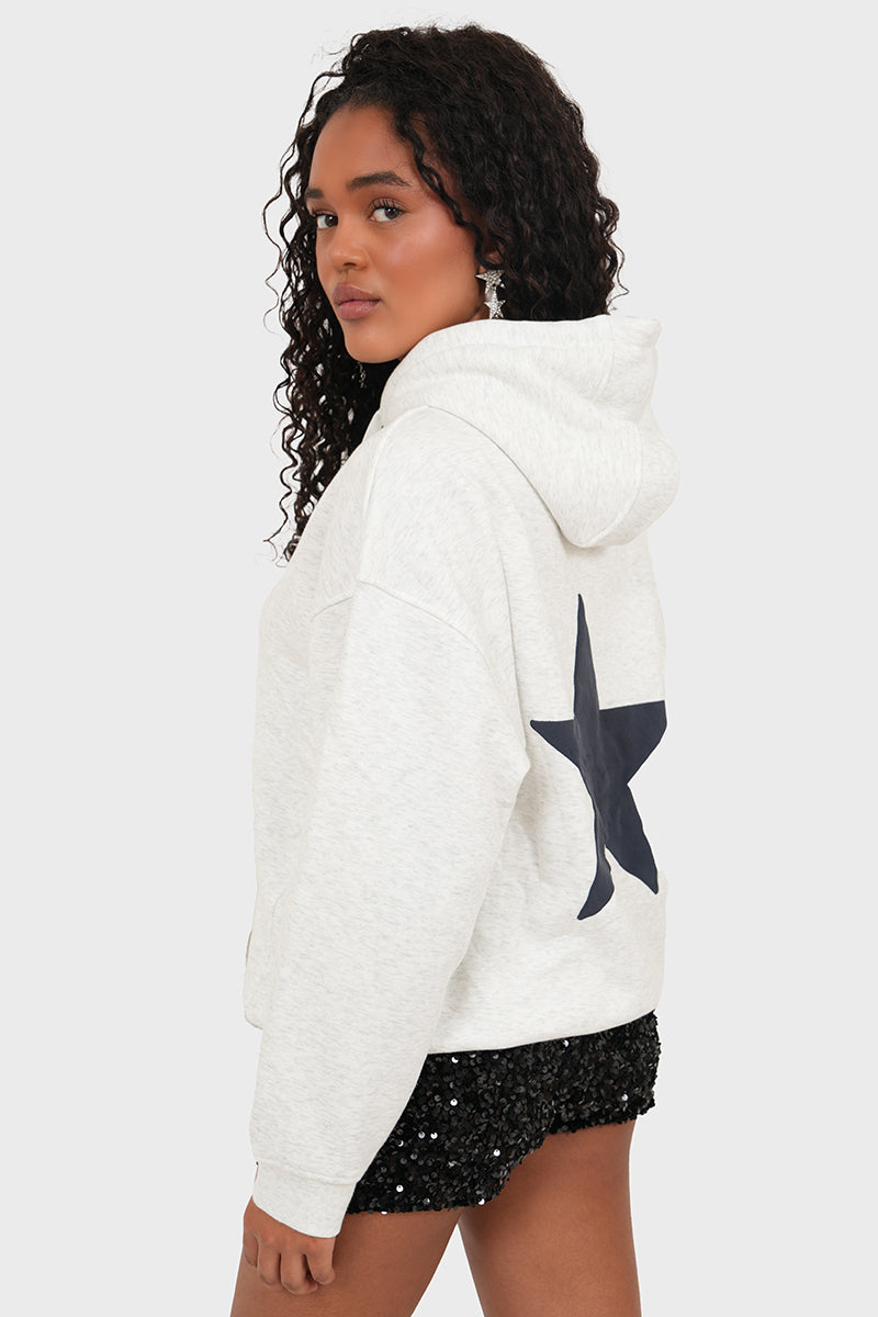 "L'etoile" hoodie navy