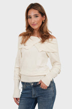 "Hannah" sweater white