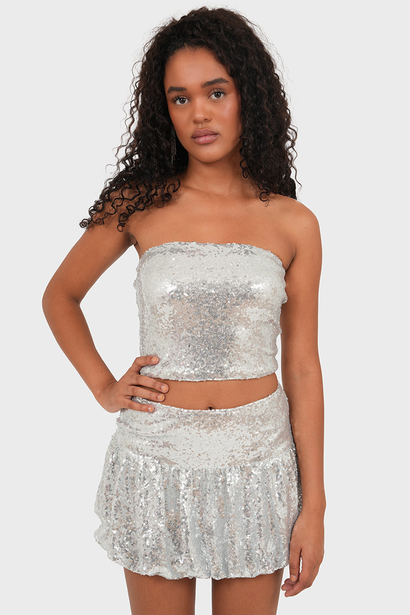 "Bright" top silver